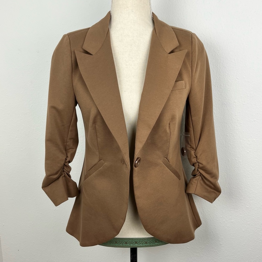 Modcloth Brown Blazer Jacket